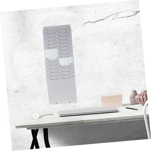 Multi-Functional Attendance Cards Holder Adjustable Cards Storage Shelf Slots for Office and Warehouse Use in Saudi Arabia