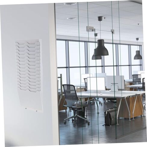 Multi-Functional Attendance Cards Holder Adjustable Cards Storage Shelf Slots for Office and Warehouse Use in Saudi Arabia