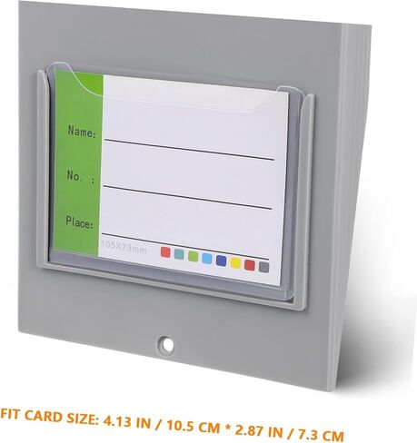 Wall Mounted Timecard Holder Attendance Card Organizer for Efficient Warehouse Supplies Lightweight and Space Saving Design for Use Easy Identification and Organization in Saudi Arabia