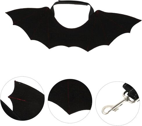 Toyvian Pet Leash مع Design Cat and Dog Harness Vest لجميع القديسين حزامًا فريدًا من الصدر لأزياء الحيوانات الأليفة اللطيفة للحفلات والاحتفالات in Saudi Arabia