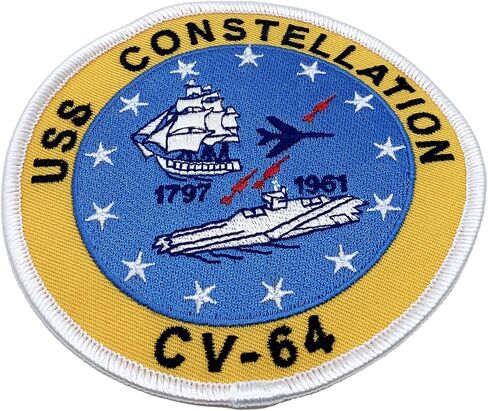 CV-64 USS Constellation Patch - with Hook and Loop in Saudi Arabia