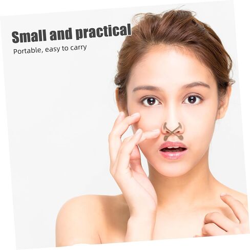 10pcs جناح مريح من الأنف الشرائط الصحيحة لملصقات محيط أنف مريحة لذاتها لتشكيل وتقليل الأنف الواسعة المرنة للاستخدام اليومي in Kuwait