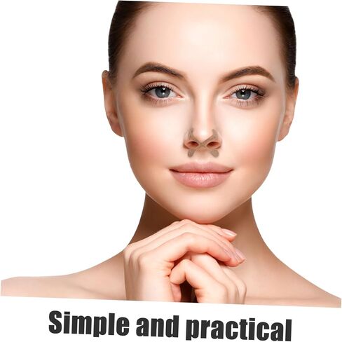 10pcs جناح مريح من الأنف الشرائط الصحيحة لملصقات محيط أنف مريحة لذاتها لتشكيل وتقليل الأنف الواسعة المرنة للاستخدام اليومي in Kuwait