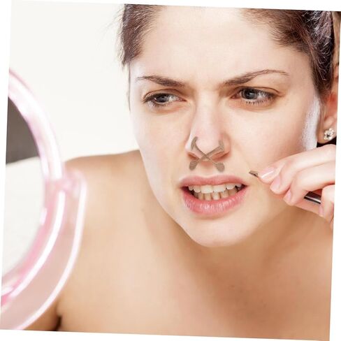 10pcs جناح مريح من الأنف الشرائط الصحيحة لملصقات محيط أنف مريحة لذاتها لتشكيل وتقليل الأنف الواسعة المرنة للاستخدام اليومي in Kuwait
