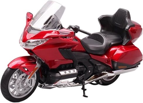 مجموعة 1:12 لـ H-Onda Gold Wing 2020 Metal Diecast Model Display Hight Motioncle Gift Red/White/Black (Red) in Saudi Arabia
