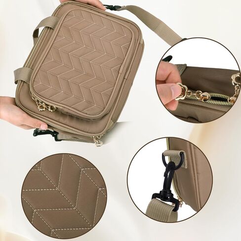 Eternatastic Bible Cover Case for Women, Large Bible Bag with Shoulder Strap,Bible Study Ideal Christian Gifts for Women,Coffee in Kuwait