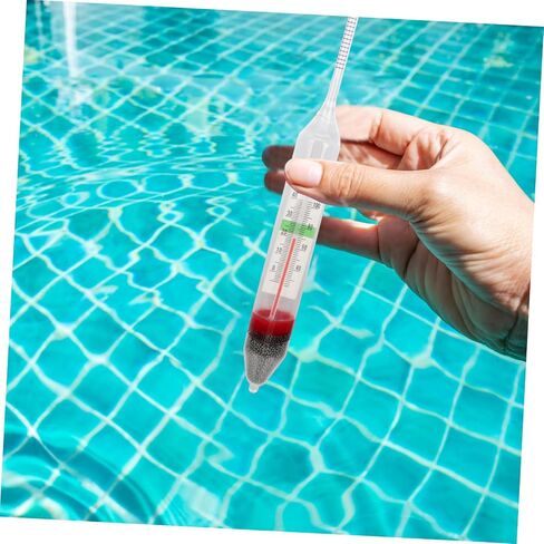 1 Set Professional Aquarium Salinity Hydrometer Thermometer for Sea Water Testing Lightweight Easy to Use for Aquariums Swimming Pools and Environments in Saudi Arabia
