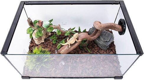 Reptile Climbing Branch Decor, Snake Climb Branch, Terrarium Decorations,Chameleon Cage Accessories, for Gecko Bearded Dragons Snake,Frogs (Length 30CM) in Saudi Arabia