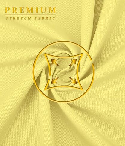 Hybrid & Company Womens Butt Lifting Twill Denim Bermuda Short SH43304 Yellow 13 in Kuwait