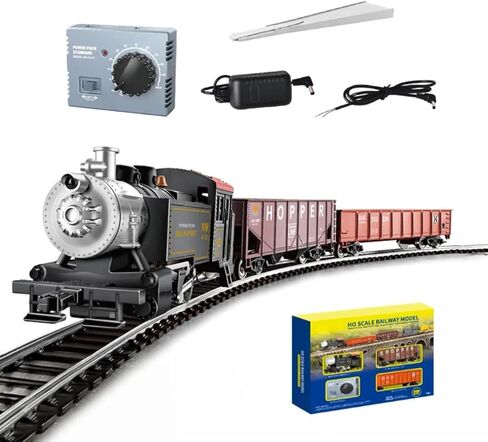 0-4-0 Powered Steam Locomotive Model, 1:87 HO Scale American DDT Internal Combustion Engine Railway Model Set, DIY Assembly Model, Home Decor & Gifts for Train Enthusiasts in Saudi Arabia