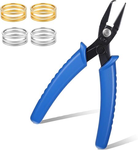 Jump Ring Opener Finger Tools with Split Rings Pliers, 5 Pcs Jump Rings Pliers Stainless Steel Jumps Ring Opener Tool Set Jewelry Making Plier Tools for Beading, Necklace Repair, DIY Crafts in Saudi Arabia