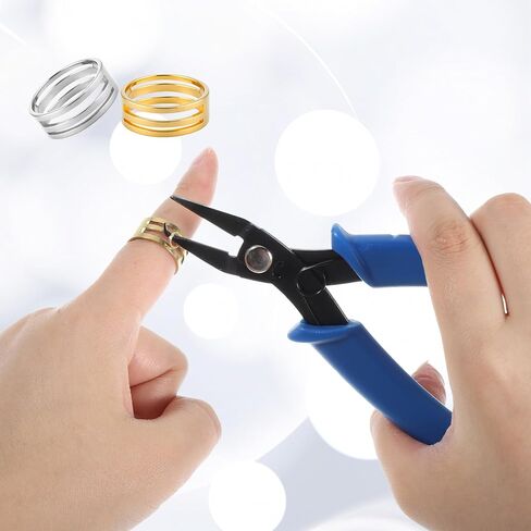 Jump Ring Opener Finger Tools with Split Rings Pliers, 5 Pcs Jump Rings Pliers Stainless Steel Jumps Ring Opener Tool Set Jewelry Making Plier Tools for Beading, Necklace Repair, DIY Crafts in Saudi Arabia