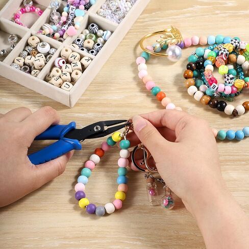 Jump Ring Opener Finger Tools with Split Rings Pliers, 5 Pcs Jump Rings Pliers Stainless Steel Jumps Ring Opener Tool Set Jewelry Making Plier Tools for Beading, Necklace Repair, DIY Crafts in Saudi Arabia