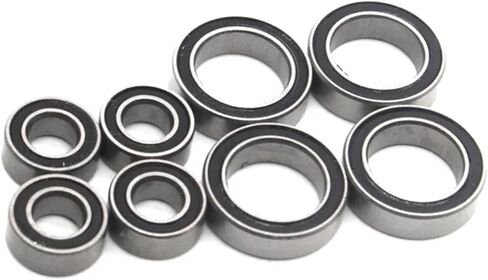 RC Parts متوافقة مع HSP 102068 02138 02139 02079 02080 94122 94123 94107 94111 94155 1/10 RC CAR Parts Ball Bearings (Black) in Kuwait