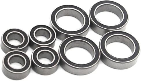 RC Parts متوافقة مع HSP 102068 02138 02139 02079 02080 94122 94123 94107 94111 94155 1/10 RC CAR Parts Ball Bearings (Black) in Kuwait