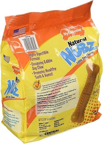 Natural Nubz Edible Dog Chews Value Pack of 66 Chews. Total (3 x 22 ct Bags) in Saudi Arabia