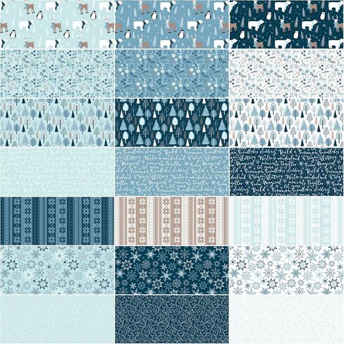 Dani Mogstad Winter Magic 10" Stacker 42 10-inch Squares Layer Cake Riley Blake Designs 10-16360-42 in Saudi Arabia