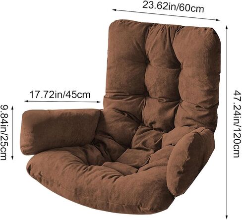 Basket Cushion Thickened and Enlarged Cushion Swings Singles Sofa Household Hanging Chair Cloth Indoor and Outdoor Cradles Chair Cushion (Black) in Saudi Arabia
