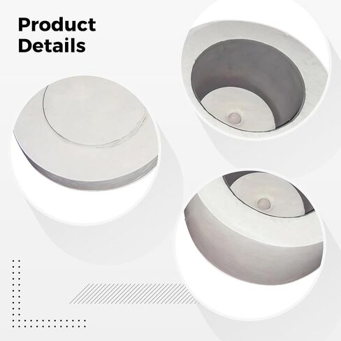 Microwave Fling Mini for Glass Thoring and Pottery ، Heat 1200 درجة مئوية ، تصميم الألياف الخزفية المدمجة ، مثالية لـ Crafts DIY ، التشغيل السريع والسهل للاستخدام المنزل in Saudi Arabia