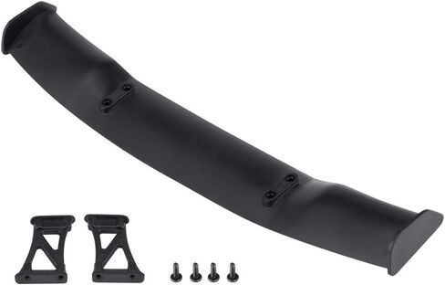 Tbest RC Car Tail Wing, Drifting RC Vehicles Tail Wing Accessory with Base Mount, Screws Car Model Accessories Rc Wing 1 10 Spoiler 1/8 Rc 1/10 1/10 in Saudi Arabia