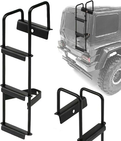 Upgrade Stainless Steel RC Car Dump Ladder Stairs for Tamiya Tractor Truck 1/14 Parts New in Saudi Arabia