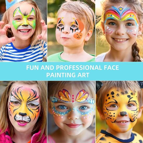 50 PCS Face Paint Stency ، قوالب فنون للوجه القابلة لإعادة الاستخدام للجسم لجميع القديسين ، مكياج الحفلات وفن الوشم المؤقت in Saudi Arabia