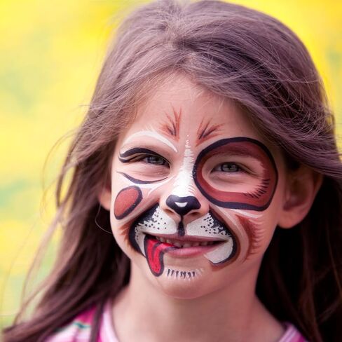 50 PCS Face Paint Stency ، قوالب فنون للوجه القابلة لإعادة الاستخدام للجسم لجميع القديسين ، مكياج الحفلات وفن الوشم المؤقت in Saudi Arabia
