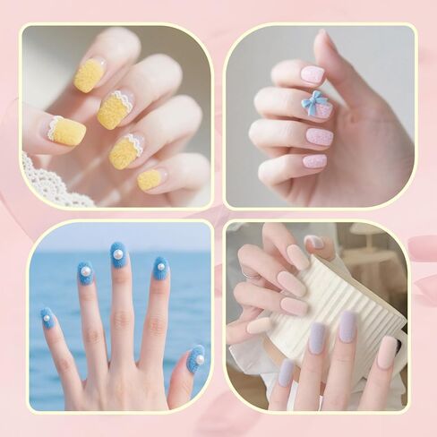 100G مسحوق التدفق ، الألياف المخملية لحرف شجرة عيد الميلاد/Taba Squishy/Nails Art/Doll Decorations/DIY مشهد (أبيض) in Saudi Arabia