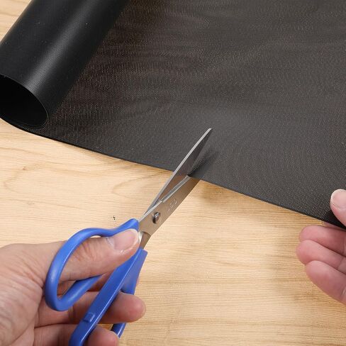 1 Roll 0.5mm Hole Black Eye Mesh 39.37 x11.81in Custom 0.2mm Thick PVC Plastic Net Waterproof Printable Cosplay Eye Mesh for DIY Animal Eyes Eyelids Furries Cosplay Props Handicrafts (Black) in Saudi Arabia
