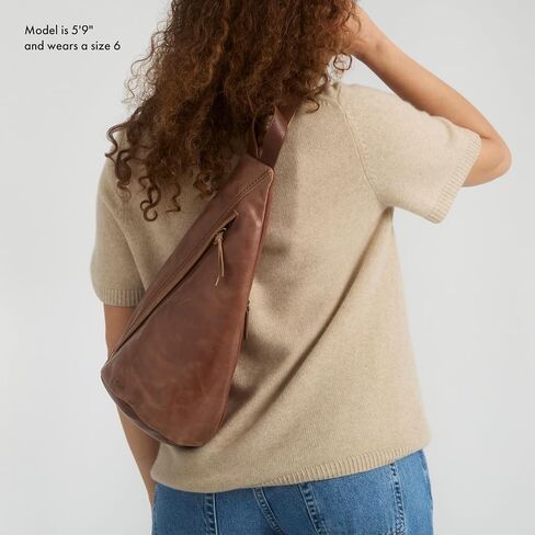 The Sak Geo Sling Backpack in Crochet, Single Sling Shoulder Strap, Bamboo in Saudi Arabia