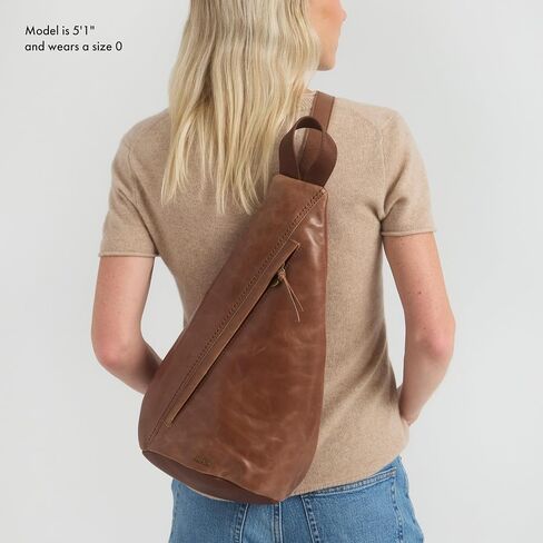 The Sak Geo Sling Backpack in Crochet, Single Sling Shoulder Strap, Bamboo in Saudi Arabia