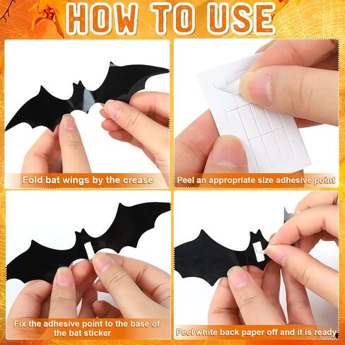 Halloween Bulletin Board Decorations 3D Halloween Bat Scary Castle Pumpkin Tree Paper Cutouts We're a Spooky Batch Decor for Kids Holiday Classroom Wall Home Office Supplies in Saudi Arabia