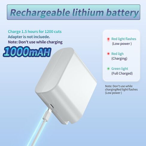 Rechargeable Electric Letter Opener - Automatic Letter Opener Envelope Slitter, Electric Letter Opener Envelope Slitter for Universal Mail and Envelopes,Blue in Saudi Arabia