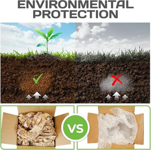 Hexafil Honeycomb Packing Paper - حشو ملائم للبيئة ومستدامة للشحن والمتحرك ، مواد التعبئة المبطنة في صندوق الموزع ، بديل لـ Bubble Wrap - Natural ، 12 "× 1700" in Kuwait