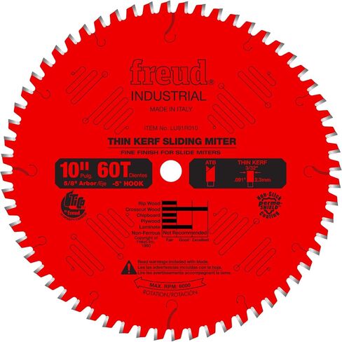Freud LU91R012: 12" Thin Kerf Sliding Compound Miter Saw Blade in Saudi Arabia