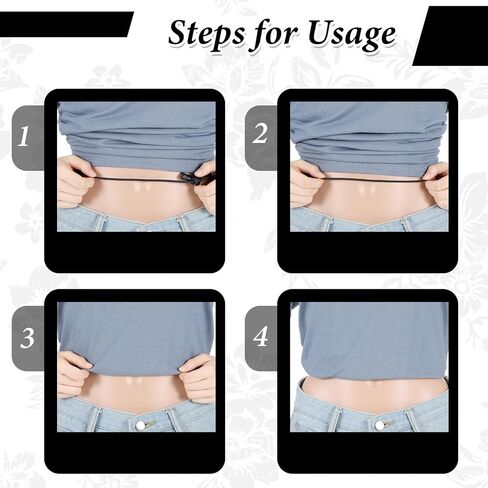 3 PCS CROUS TACK BAND القميص القابل للتعديل ، فرقة توك فرقة بطن تسرب نطاقات مرنة ، أداة محصول غير مرئية غير مرئية لشراء قميص سترة من أعلى النمط إكسسوارات الملابس السوداء 17.72 × 0.12 بوصة in Saudi Arabia