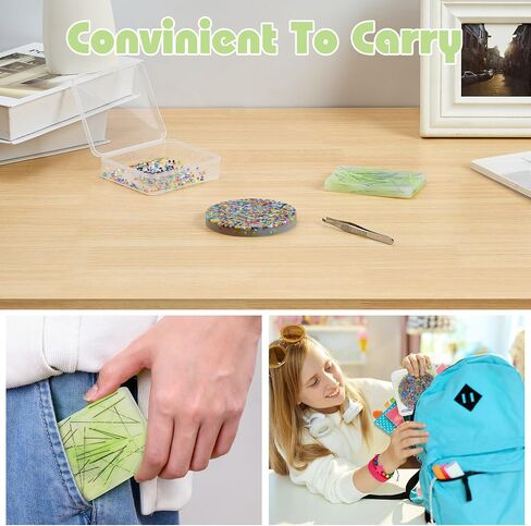 2pcs Picky Pad, Skin Picking Fidget Toys, Picking Pad for Anxiety with Trichotillomania, Dermatillomania, Portable Pimple Popping Toy Kit, Picking Fidget Toy for Adults & Kids in Saudi Arabia