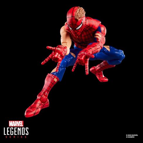 Spider-Man Marvel Legends Series Magic: The Gathering Battle-Damaged, 6-Inch Action Figure Toy & Exclusive Foil Collectible Card Game Trading Card in Saudi Arabia