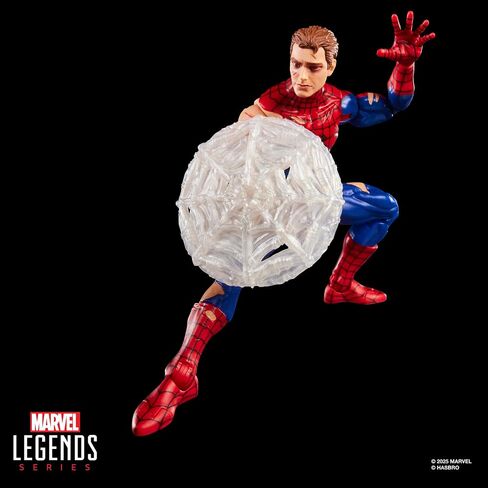 Spider-Man Marvel Legends Series Magic: The Gathering Battle-Damaged, 6-Inch Action Figure Toy & Exclusive Foil Collectible Card Game Trading Card in Saudi Arabia
