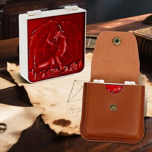 Spinner Dice 7 in 1 Metal Dragon Design ، Dial Rotary Dial 7 in 1 D & D ألعاب D&D قابلة للطي ، الانتهاء من البرونز العتيقة (البرونز العتيق) in Saudi Arabia