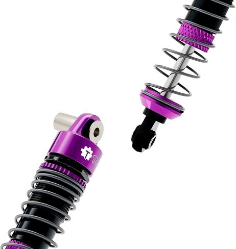 4PCS Aluminum RC Oil-Filled Shock Absorber Damper Set Replaceable Linear Rate Springs & Progressive Rate Springs for Redcat Ascent-18 1/18 RC Crawler Upgrades in Saudi Arabia