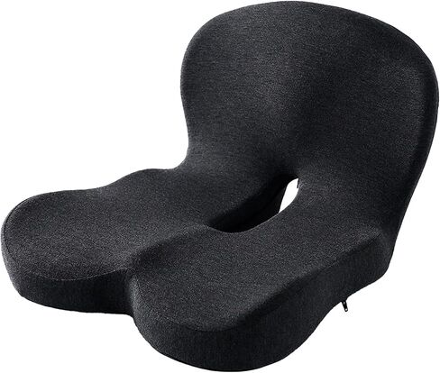 وسادة مقعد محيط في Memory Foam مع تصميم مريح على شكل حرف L لسيادة مقعد السيارات كرسي للسيارة لسائق الشاحنة ، وسائد مقعد السيارة لقيادة الدعم القطني (أسود) in Saudi Arabia