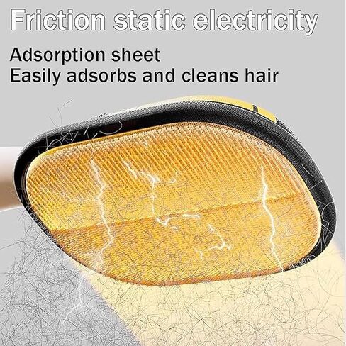 Magic Brush Pet Hair, Electrostatic Gloves Pet Hair Removal Glove, 2025 Upgrade Reusable Double Sided Grooming Glove, pet Hair Remover electrostatic Gloves for Grooming, Deshedding in Saudi Arabia