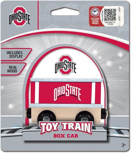 MasterPieces OST2110: Ohio State Wood Train Box Car - Premium Quality, Educational, and Fun Activity for Kids and Families - Great Gift Idea for Holidays, Birthdays, and Everyday Playtime in Saudi Arabia