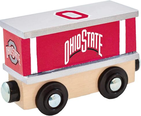 MasterPieces OST2110: Ohio State Wood Train Box Car - Premium Quality, Educational, and Fun Activity for Kids and Families - Great Gift Idea for Holidays, Birthdays, and Everyday Playtime in Saudi Arabia