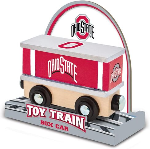MasterPieces OST2110: Ohio State Wood Train Box Car - Premium Quality, Educational, and Fun Activity for Kids and Families - Great Gift Idea for Holidays, Birthdays, and Everyday Playtime in Saudi Arabia