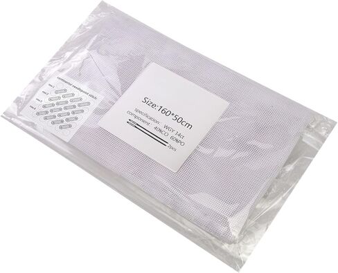 14CT Canvas Sheets Needle Point Canvas Practical Meshes Sheets Needlepoint Canvas Meshes for Embroidery Crochet Projects in Saudi Arabia