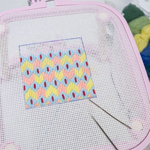 14CT Canvas Sheets Needle Point Canvas Practical Meshes Sheets Needlepoint Canvas Meshes for Embroidery Crochet Projects in Saudi Arabia