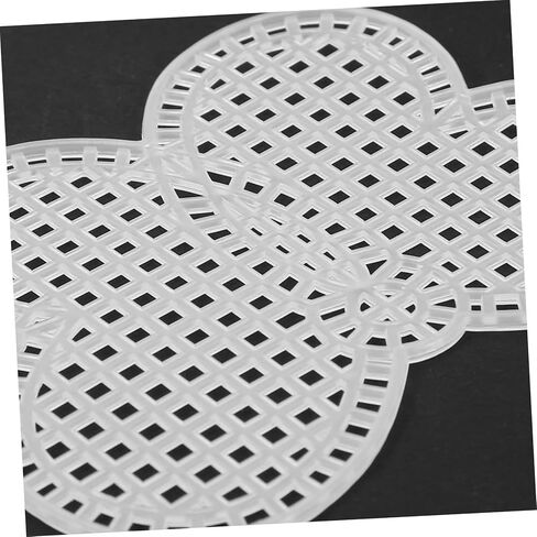 Homoyoyo 6pcs Plastic Cross Stitch Canvas Sheets for DIY Crafts Embroidery and Crochet Projects Assorted Shapes Sturdy Plastic Mesh for Creative Bag Making in Kuwait