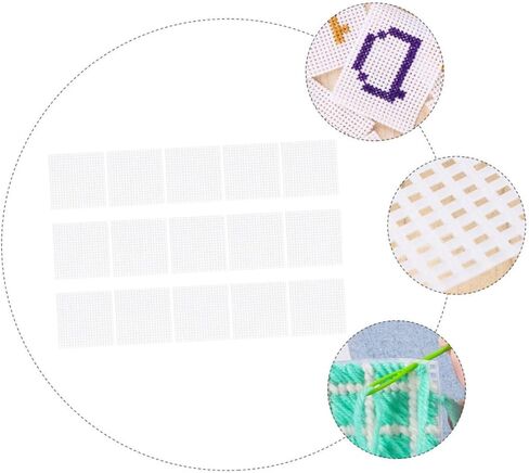 25 مساءً أوراق تطريز شبكية بلاستيكية تتقاطع مع الحرف اليدوية للبنين والبنات والبالغين من أجل ديكورات الوقايات in Kuwait